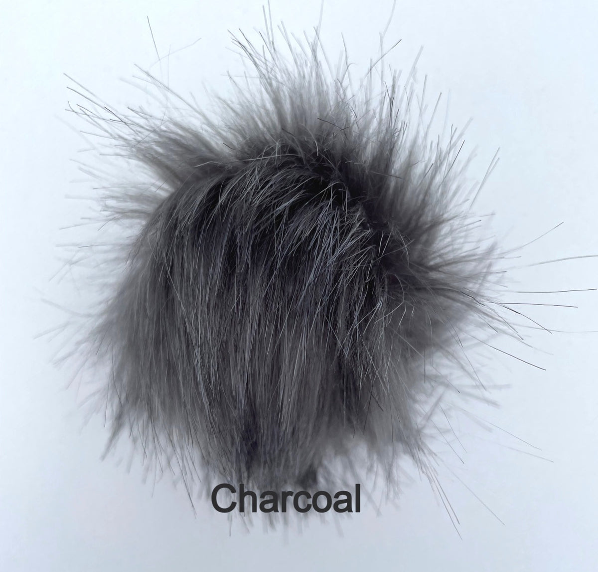 Faux Fur Pom Poms with Elastic Band Pompom for Hats Accessory for Scarves Purses Shoes Keychains 3.5 inches