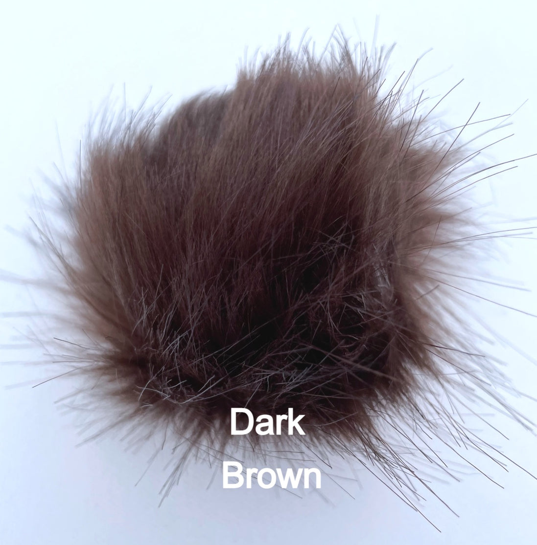 Faux Fur Pom Poms with Elastic Band Pompom for Hats Accessory for Scarves Purses Shoes Keychains 3.5 inches