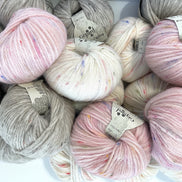 Puno by Gepard Garn Bulky Yarn Crochet Cardigan Sweater Knitting Wool Blanket Girly Pink Yarn Wool Baby Alpaca Merino Wool Recycled Wool