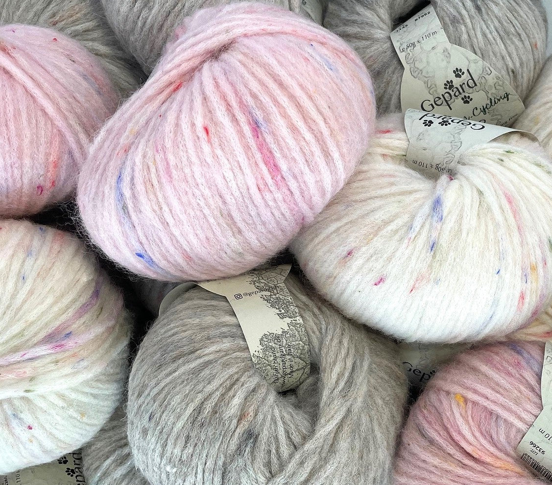Puno by Gepard Garn Bulky Yarn Crochet Cardigan Sweater Knitting Wool Blanket Girly Pink Yarn Wool Baby Alpaca Merino Wool Recycled Wool
