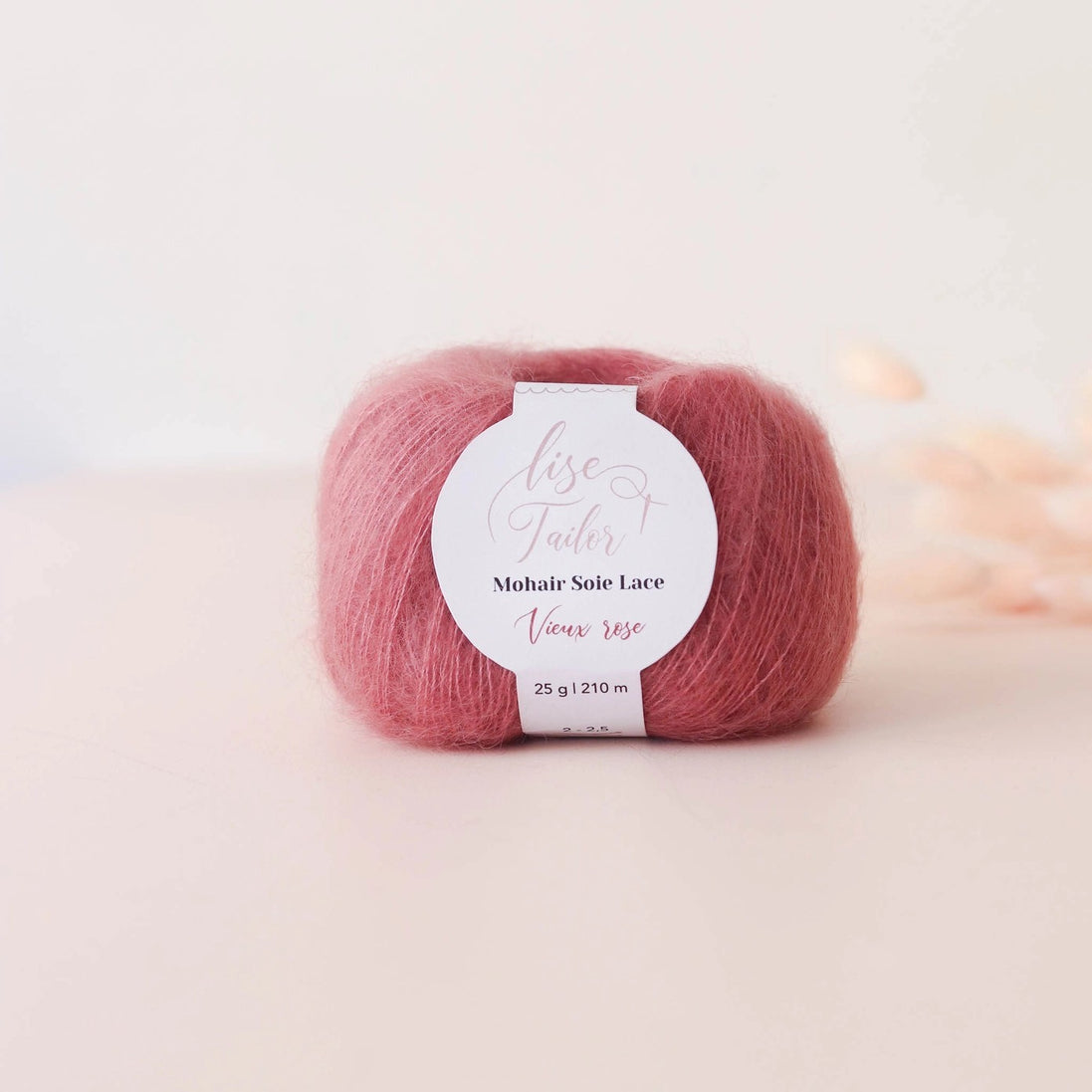 Mohair Silk Yarn by Lise Tailor Lace Weight Wool Heirloom Quality Timeless Piece Kid Silk Mohair for Delicate Projects Made in France Crochet Accessories Scarf Gift Idea