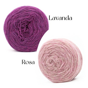 Manchelopi by Wooldreamers Soft Unspun Yarn Manchega Wool Fingering DK Weight many Colors comes in 2 threads on big plates of 100 grams