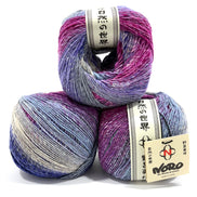 Noro Mebuki Silk Wool Viscose Yarn Knit Crochet All Seasons Breathable Japanese Inspiration Quality Natural Fiber Garter Design Slow Fashion