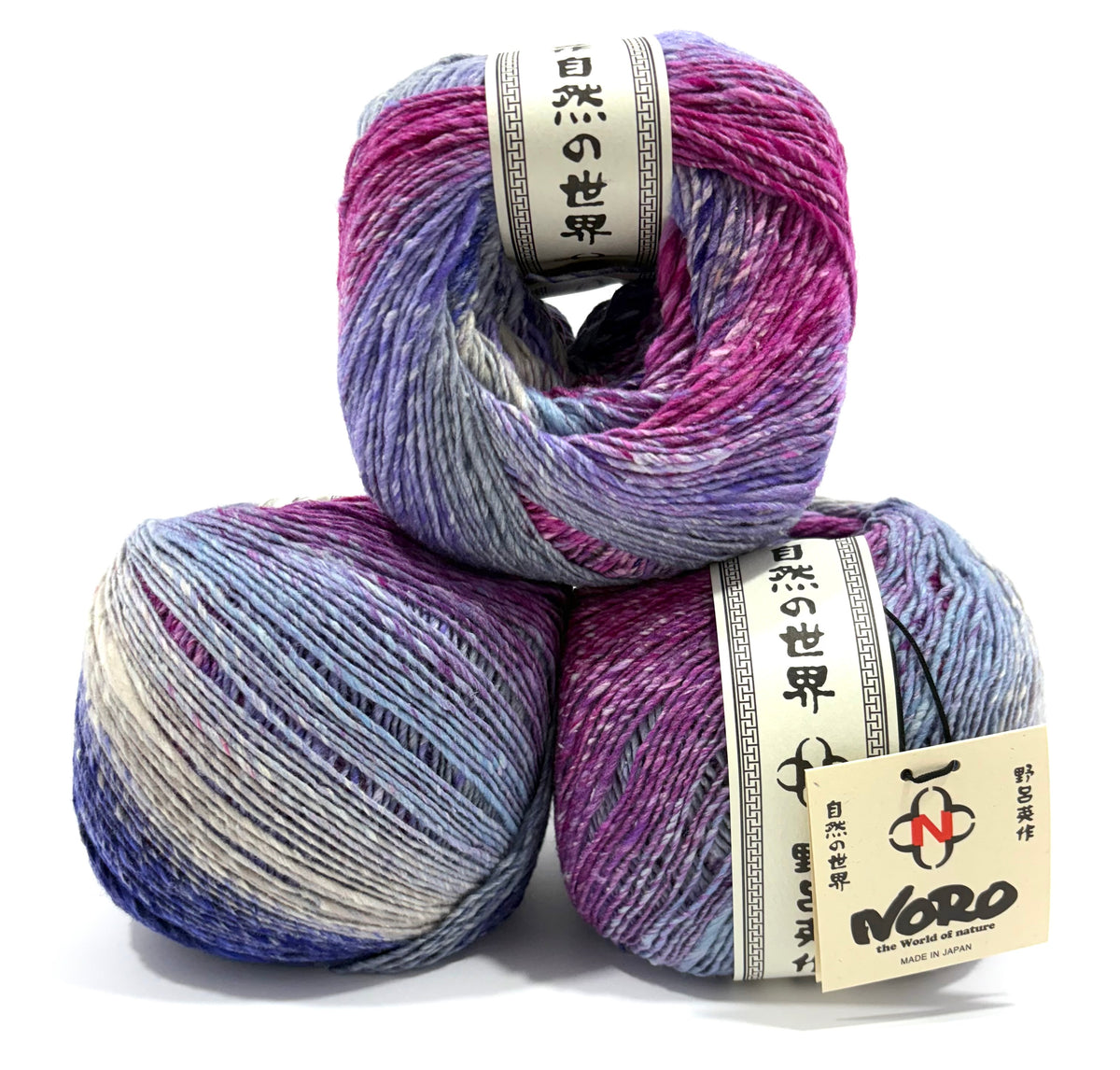 Noro Mebuki Silk Wool Viscose Yarn Knit Crochet All Seasons Breathable Japanese Inspiration Quality Natural Fiber Garter Design Slow Fashion