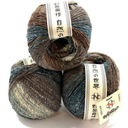 Noro Mebuki Silk Wool Viscose Yarn Knit Crochet All Seasons Breathable Japanese Inspiration Quality Natural Fiber Garter Design Slow Fashion