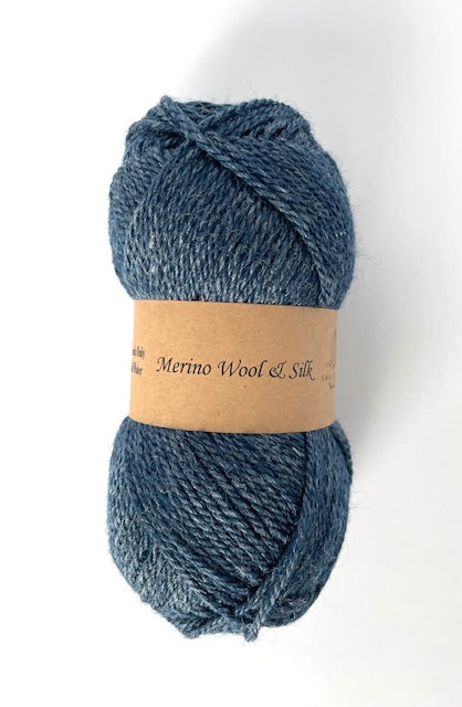 Merino Wool Silk Yarn DK Weigh Gift Idea Knit Sweater Shawl Cardigan Crochet Baby Blanket Soft Wool White Pink Blue Green Gray Orange Yellow