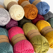 Merino Wool Silk Yarn DK Weigh Gift Idea Knit Sweater Shawl Cardigan Crochet Baby Blanket Soft Wool White Pink Blue Green Gray Orange Yellow
