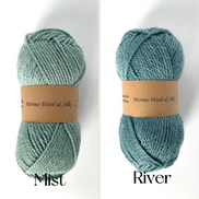 Merino Wool Silk Yarn DK Weigh Gift Idea Knit Sweater Shawl Cardigan Crochet Baby Blanket Soft Wool White Pink Blue Green Gray Orange Yellow