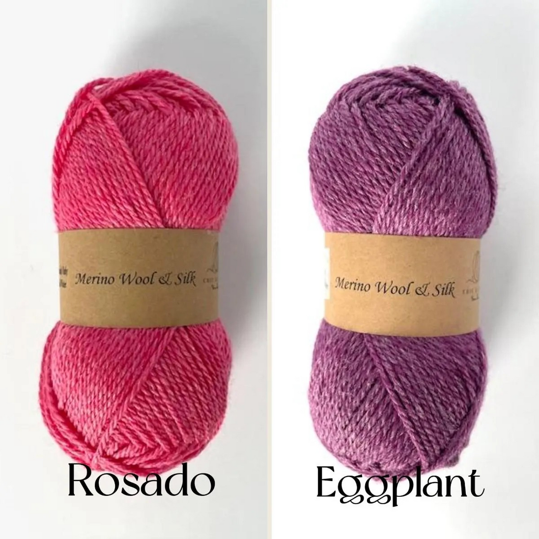 Merino Wool Silk Yarn DK Weigh Gift Idea Knit Sweater Shawl Cardigan Crochet Baby Blanket Soft Wool White Pink Blue Green Gray Orange Yellow