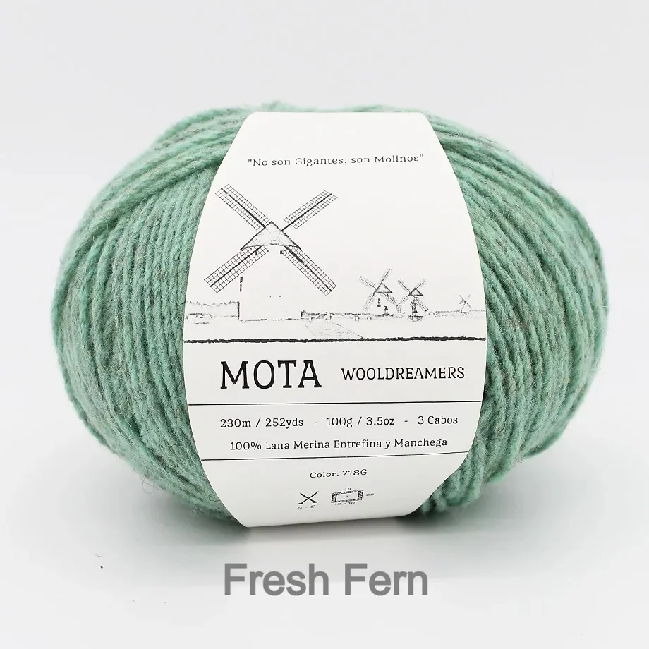 Mota Merino and Manchego Wool by Wooldreamers 100g DK Worsted Weight Mute Tones and Bright Colors Made in Spain Non Superwash Wool