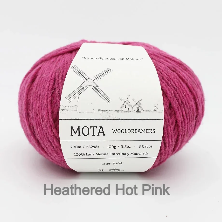 Mota Merino and Manchego Wool by Wooldreamers 100g DK Worsted Weight Mute Tones and Bright Colors Made in Spain Non Superwash Wool