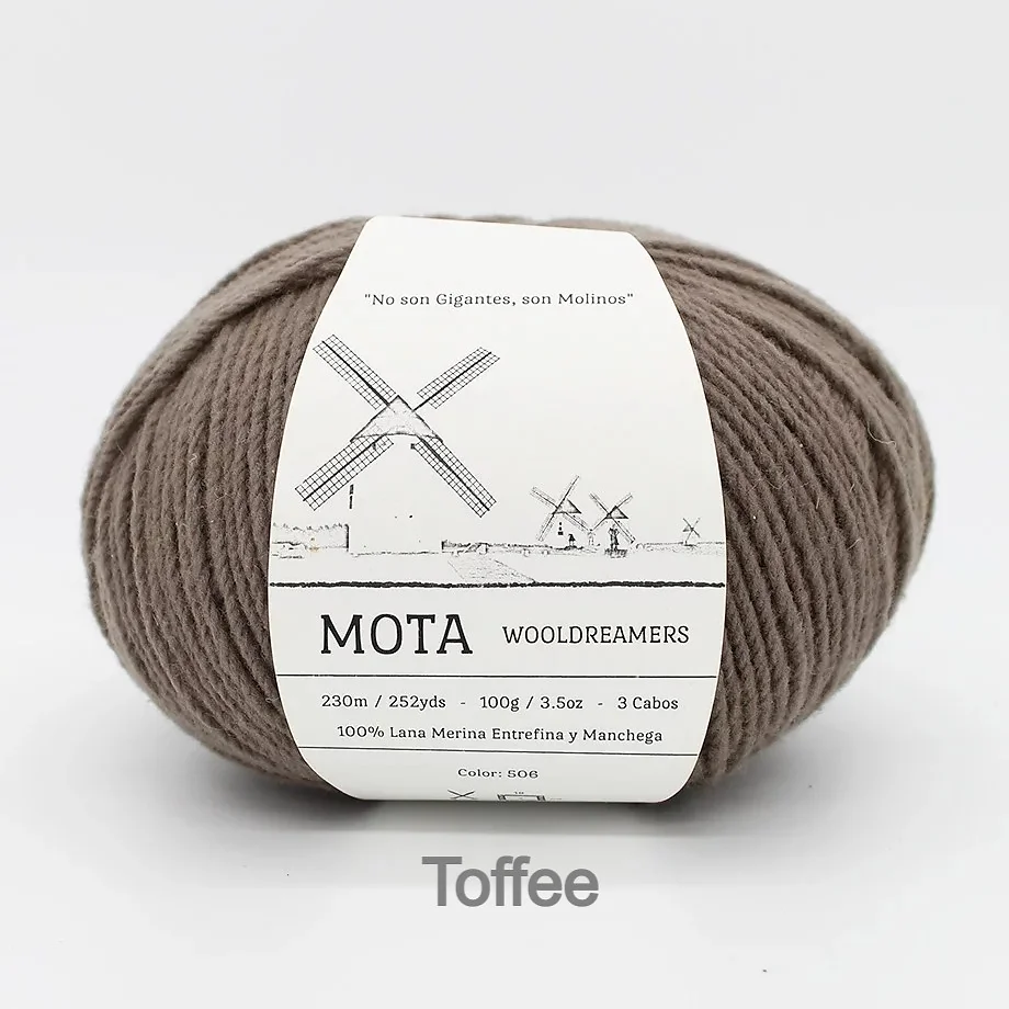 Mota Merino and Manchego Wool by Wooldreamers 100g DK Worsted Weight Mute Tones and Bright Colors Made in Spain Non Superwash Wool