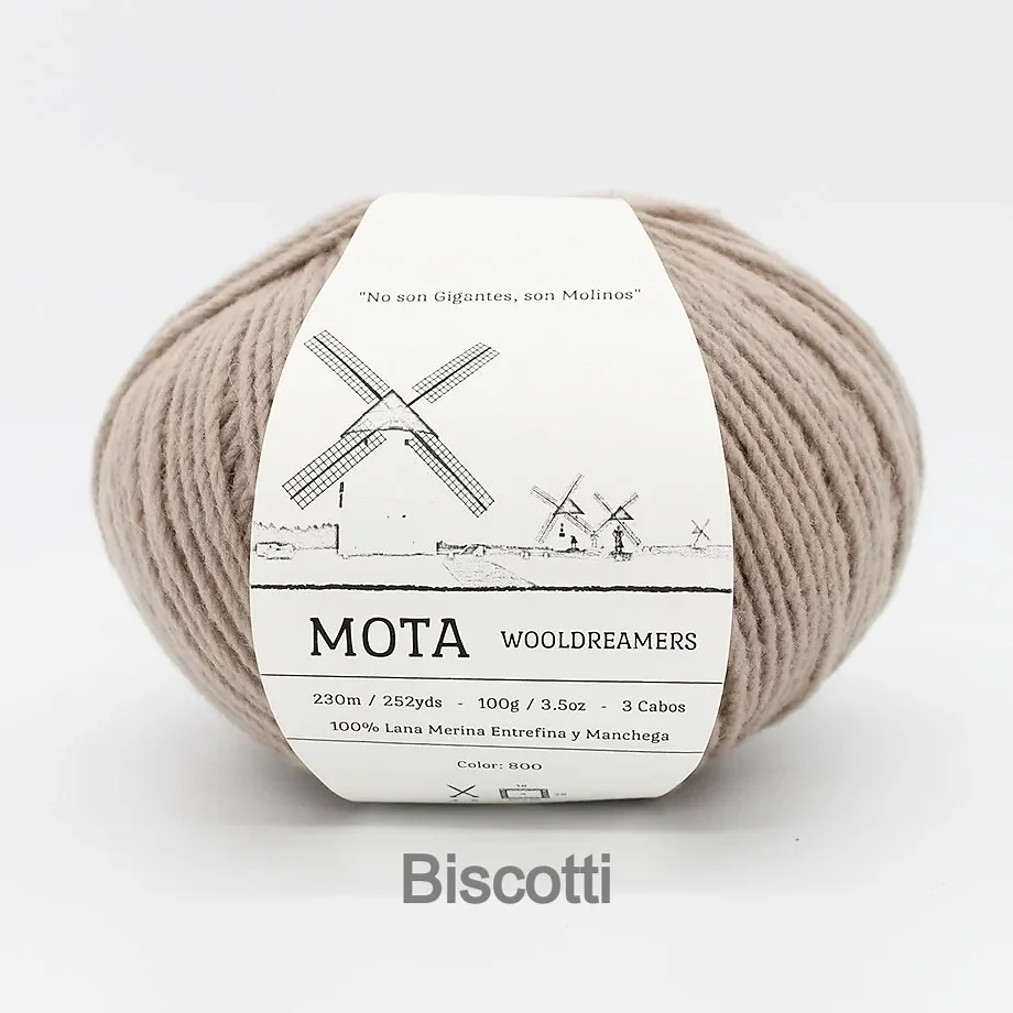 Mota Merino and Manchego Wool by Wooldreamers 100g DK Worsted Weight Mute Tones and Bright Colors Made in Spain Non Superwash Wool