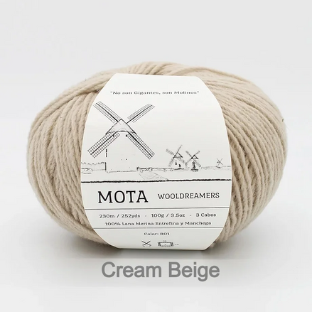 Mota Merino and Manchego Wool by Wooldreamers 100g DK Worsted Weight Mute Tones and Bright Colors Made in Spain Non Superwash Wool