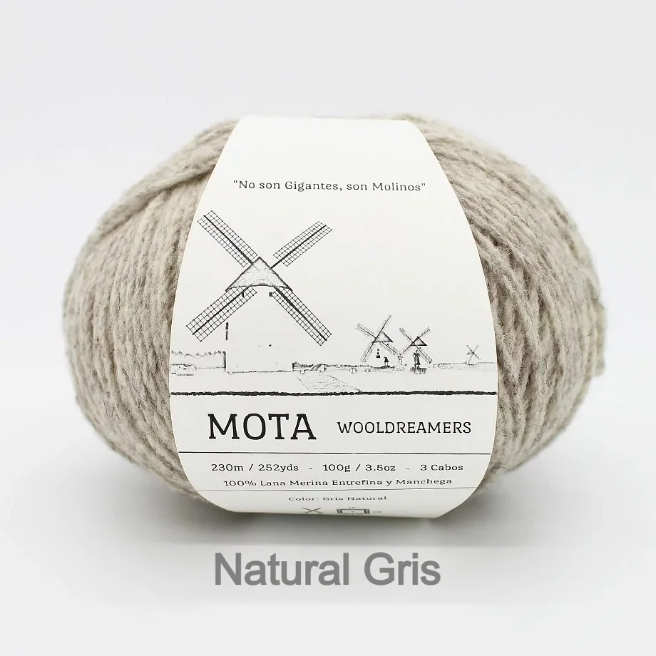 Mota Merino and Manchego Wool by Wooldreamers 100g DK Worsted Weight Mute Tones and Bright Colors Made in Spain Non Superwash Wool
