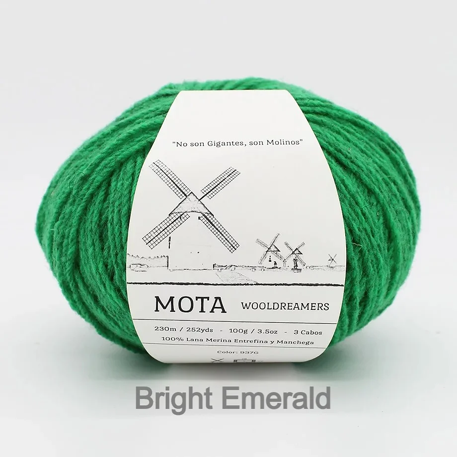 Mota Merino and Manchego Wool by Wooldreamers 100g DK Worsted Weight Mute Tones and Bright Colors Made in Spain Non Superwash Wool