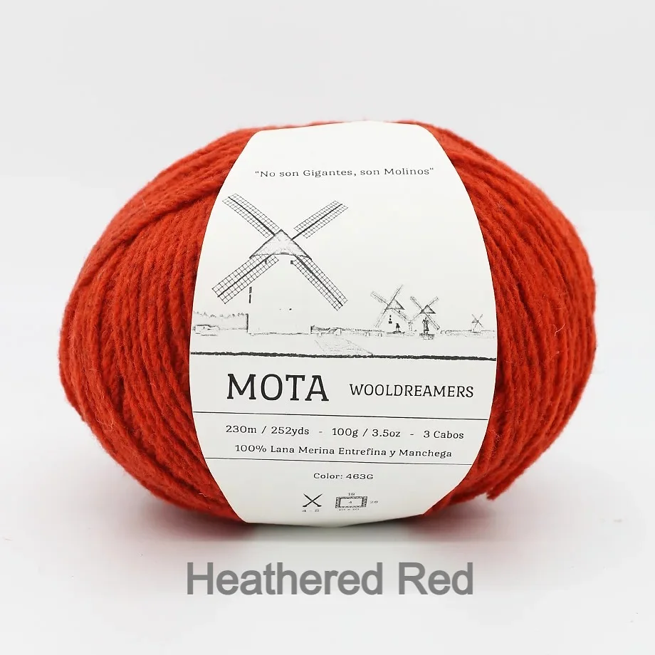 Mota Merino and Manchego Wool by Wooldreamers 100g DK Worsted Weight Mute Tones and Bright Colors Made in Spain Non Superwash Wool