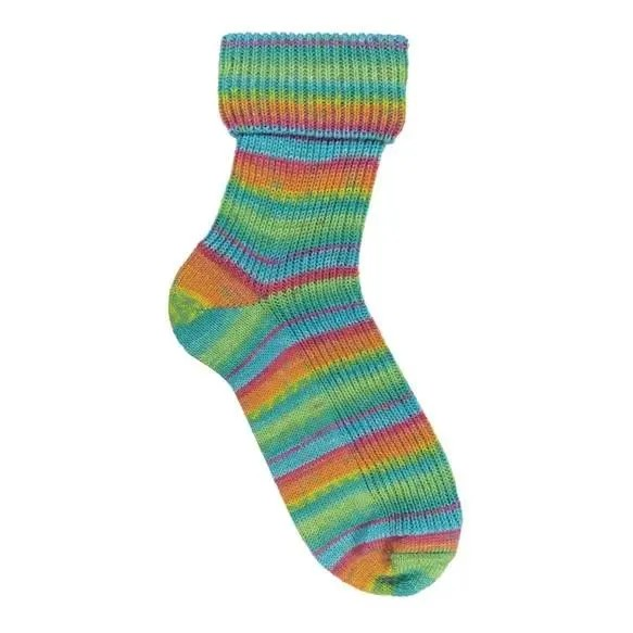 Sock Yarn Opal Yarn Sock 1 Ball = Pair Of Socks Fingering Weight Wool Nylon Blue Green Multicolor Wool Soft Comfy Warm Resistant