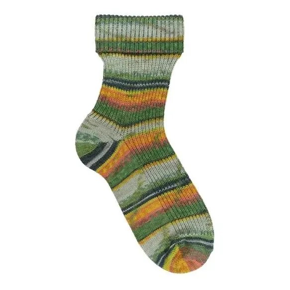 Sock Yarn Opal Yarn Sock 1 Ball = Pair Of Socks Fingering Weight Wool Nylon Blue Green Multicolor Wool Soft Comfy Warm Resistant