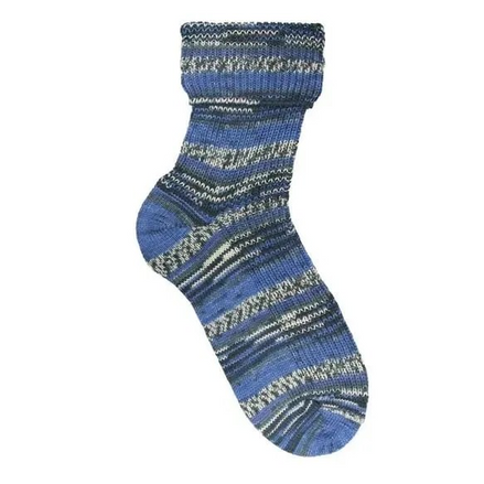 Sock Yarn Opal Yarn Sock 1 Ball = Pair Of Socks Fingering Weight Wool Nylon Blue Green Multicolor Wool Soft Comfy Warm Resistant