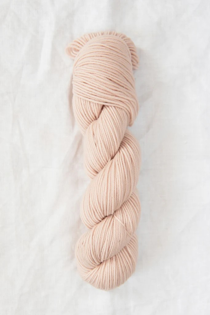 Quince and Co Chickadee Yarn Sport DK Weight Soft Plump American Wool Non-Super Wash Delicate Spun Yarn White Pink Red Blue Green Gray Yellow Heather Colors is perfect for your next cozy and colorful knitting project