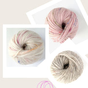 Puno by Gepard Garn Bulky Yarn Crochet Cardigan Sweater Knitting Wool Blanket Girly Pink Yarn Wool Baby Alpaca Merino Wool Recycled Wool