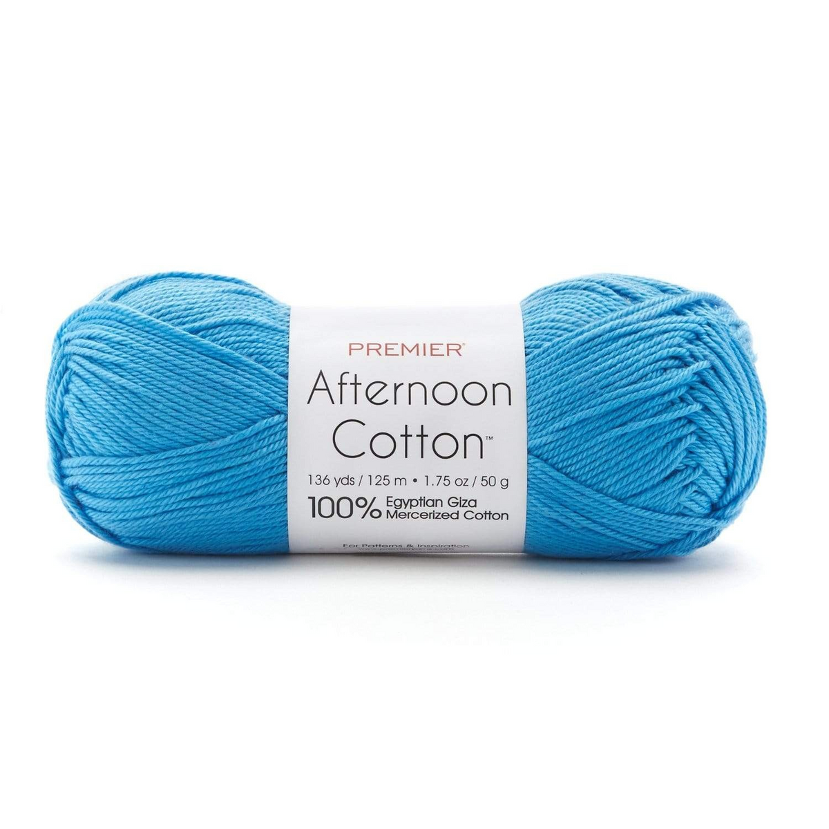 Egyptian Cotton Yarn with a Soft Sheen and Luster Premier Afternoon Cotton Size 3 is Ideal for Sensitive Skin Perfect for Summer Garments Home Decor or Baby Outfits