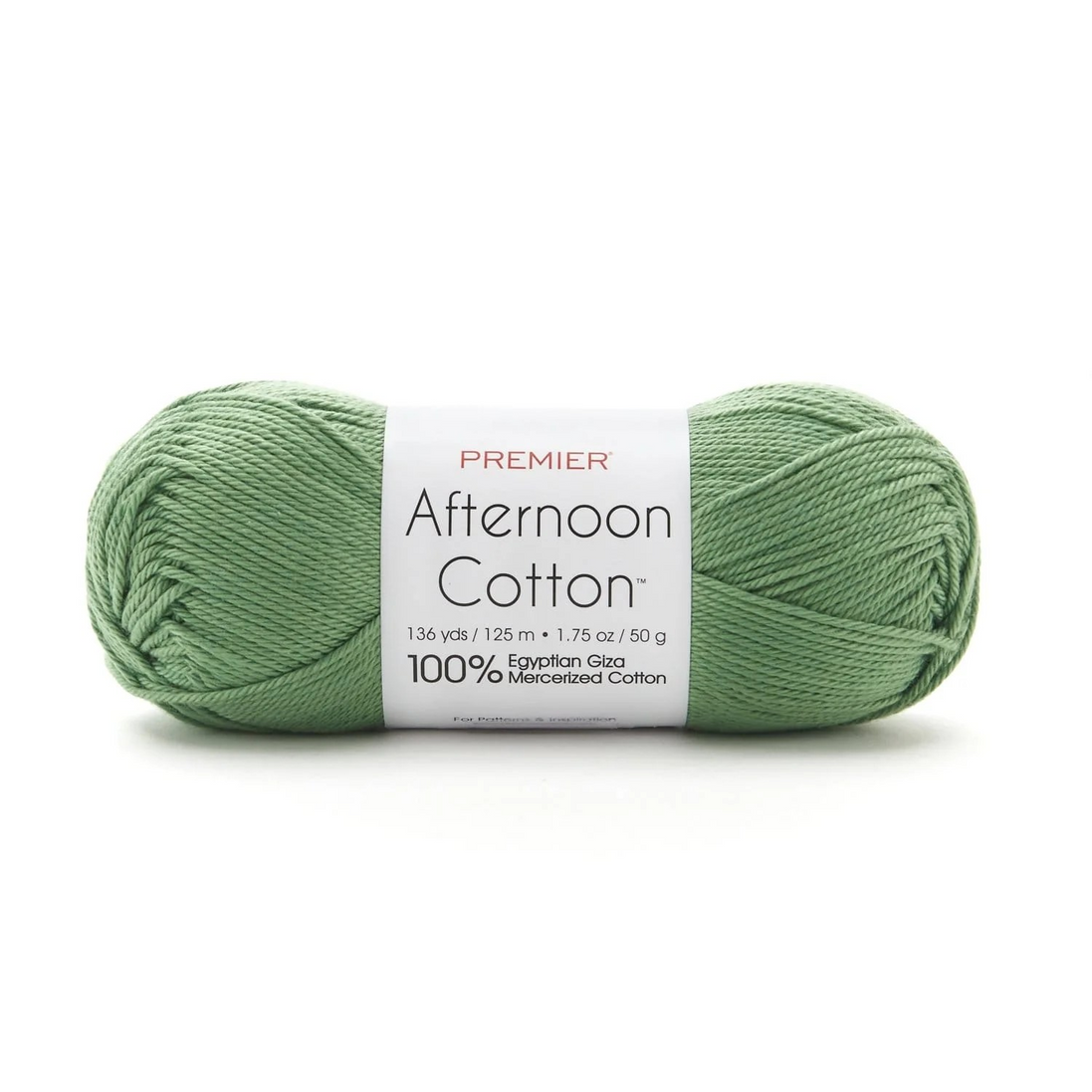 Egyptian Cotton Yarn with a Soft Sheen and Luster Premier Afternoon Cotton Size 3 is Ideal for Sensitive Skin Perfect for Summer Garments Home Decor or Baby Outfits