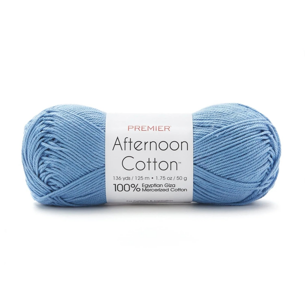 Egyptian Cotton Yarn with a Soft Sheen and Luster Premier Afternoon Cotton Size 3 is Ideal for Sensitive Skin Perfect for Summer Garments Home Decor or Baby Outfits