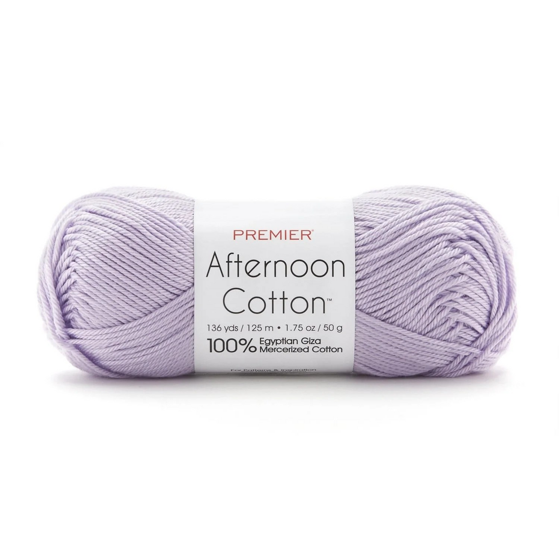 Egyptian Cotton Yarn with a Soft Sheen and Luster Premier Afternoon Cotton Size 3 is Ideal for Sensitive Skin Perfect for Summer Garments Home Decor or Baby Outfits