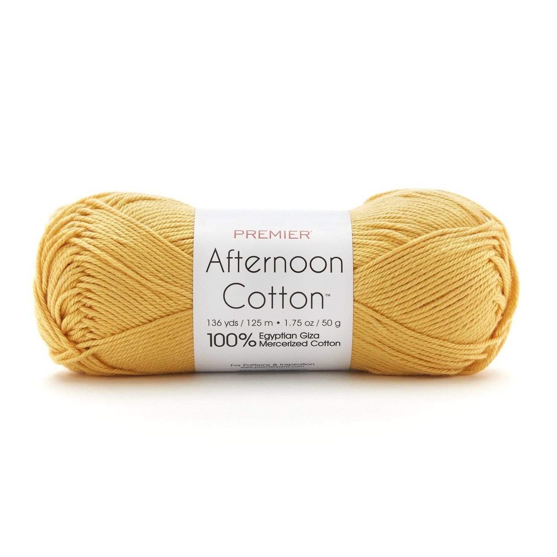 Egyptian Cotton Yarn with a Soft Sheen and Luster Premier Afternoon Cotton Size 3 is Ideal for Sensitive Skin Perfect for Summer Garments Home Decor or Baby Outfits