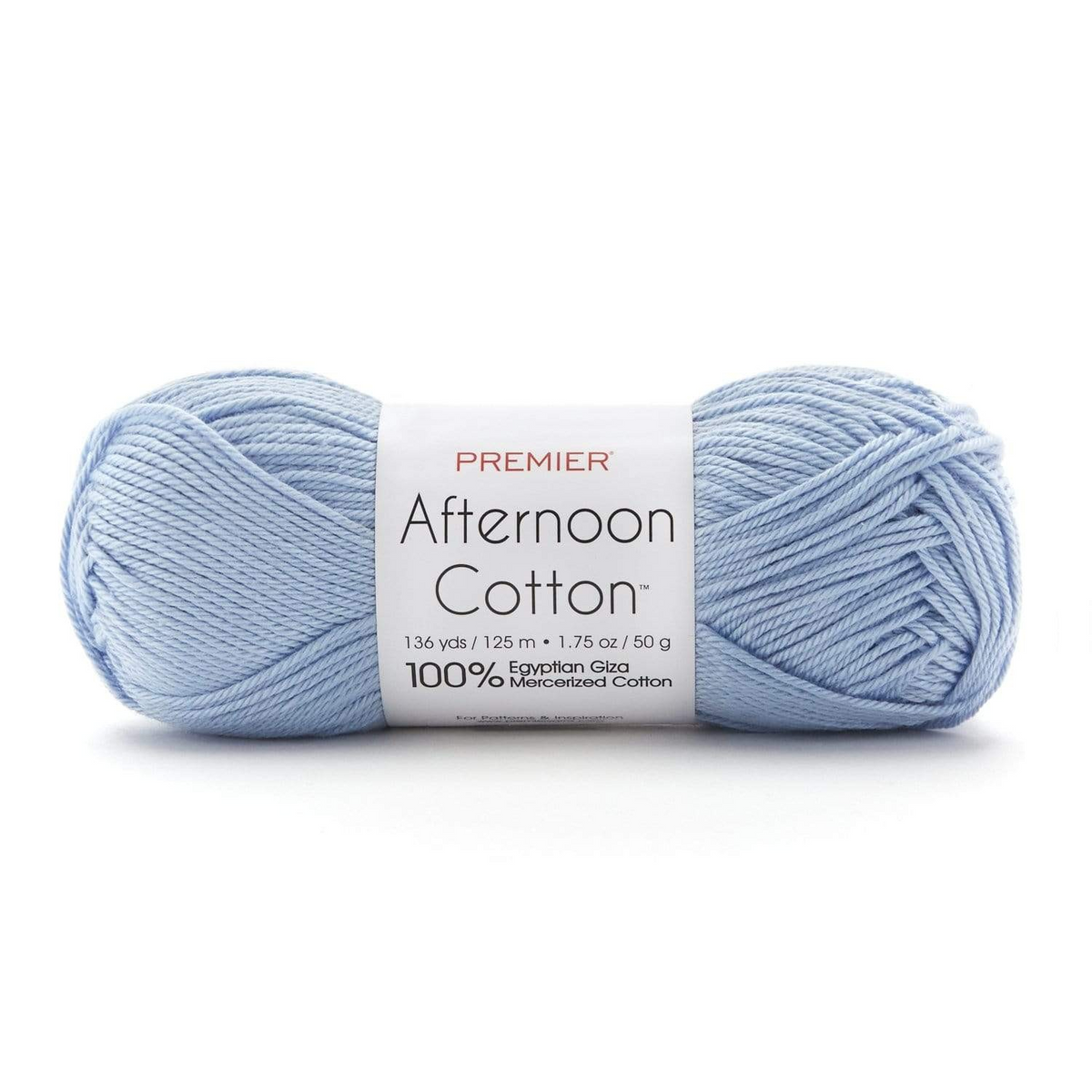 Egyptian Cotton Yarn with a Soft Sheen and Luster Premier Afternoon Cotton Size 3 is Ideal for Sensitive Skin Perfect for Summer Garments Home Decor or Baby Outfits