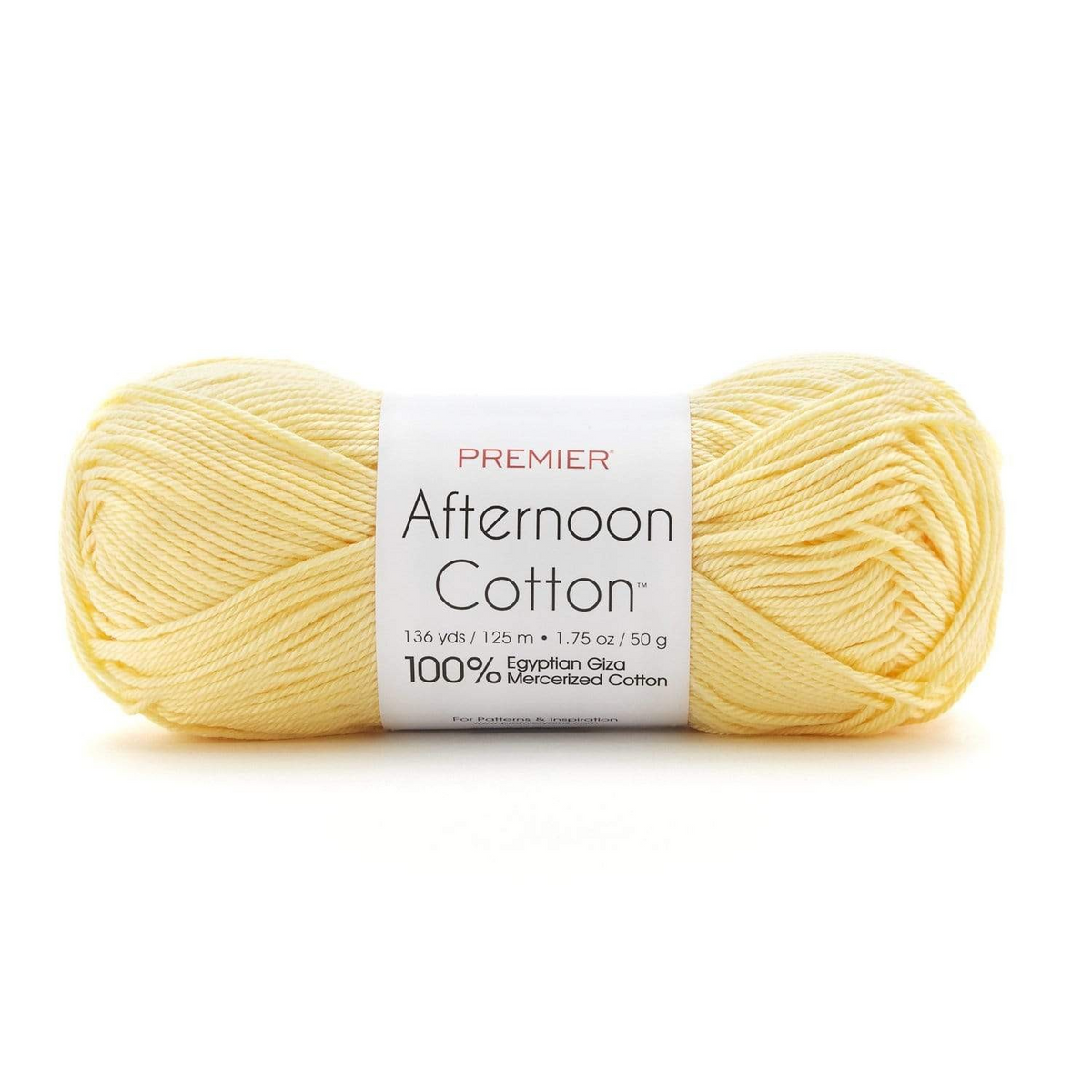 Egyptian Cotton Yarn with a Soft Sheen and Luster Premier Afternoon Cotton Size 3 is Ideal for Sensitive Skin Perfect for Summer Garments Home Decor or Baby Outfits