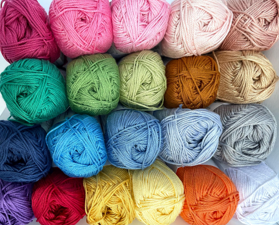 Egyptian Cotton Yarn with a Soft Sheen and Luster Premier Afternoon Cotton Size 3 is Ideal for Sensitive Skin Perfect for Summer Garments Home Decor or Baby Outfits