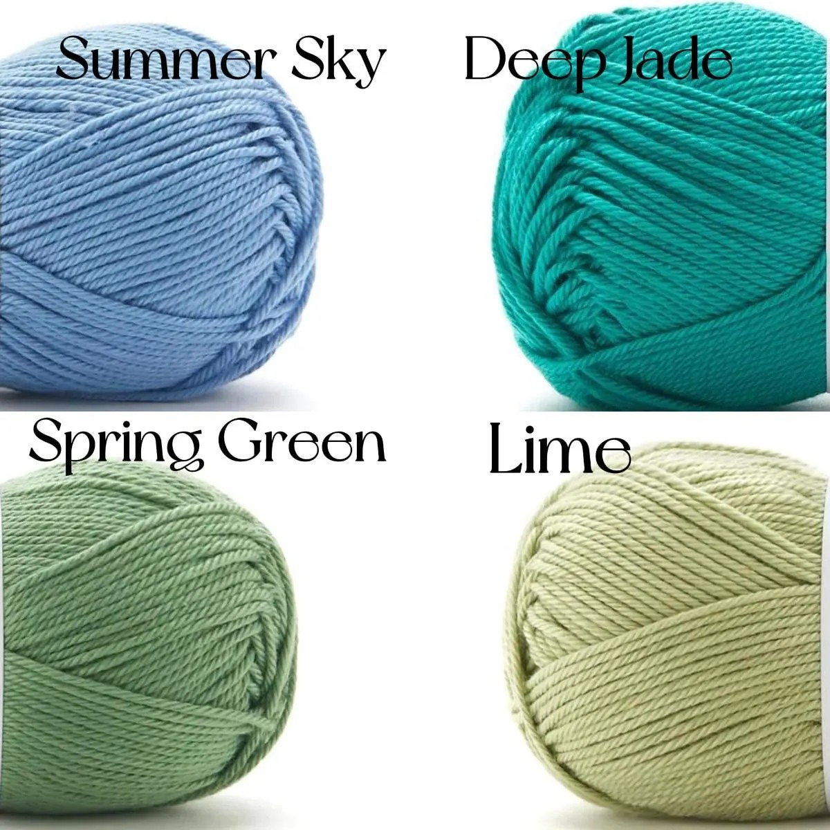 Egyptian Cotton Yarn with a Soft Sheen and Luster Premier Afternoon Cotton Size 3 is Ideal for Sensitive Skin Perfect for Summer Garments Home Decor or Baby Outfits