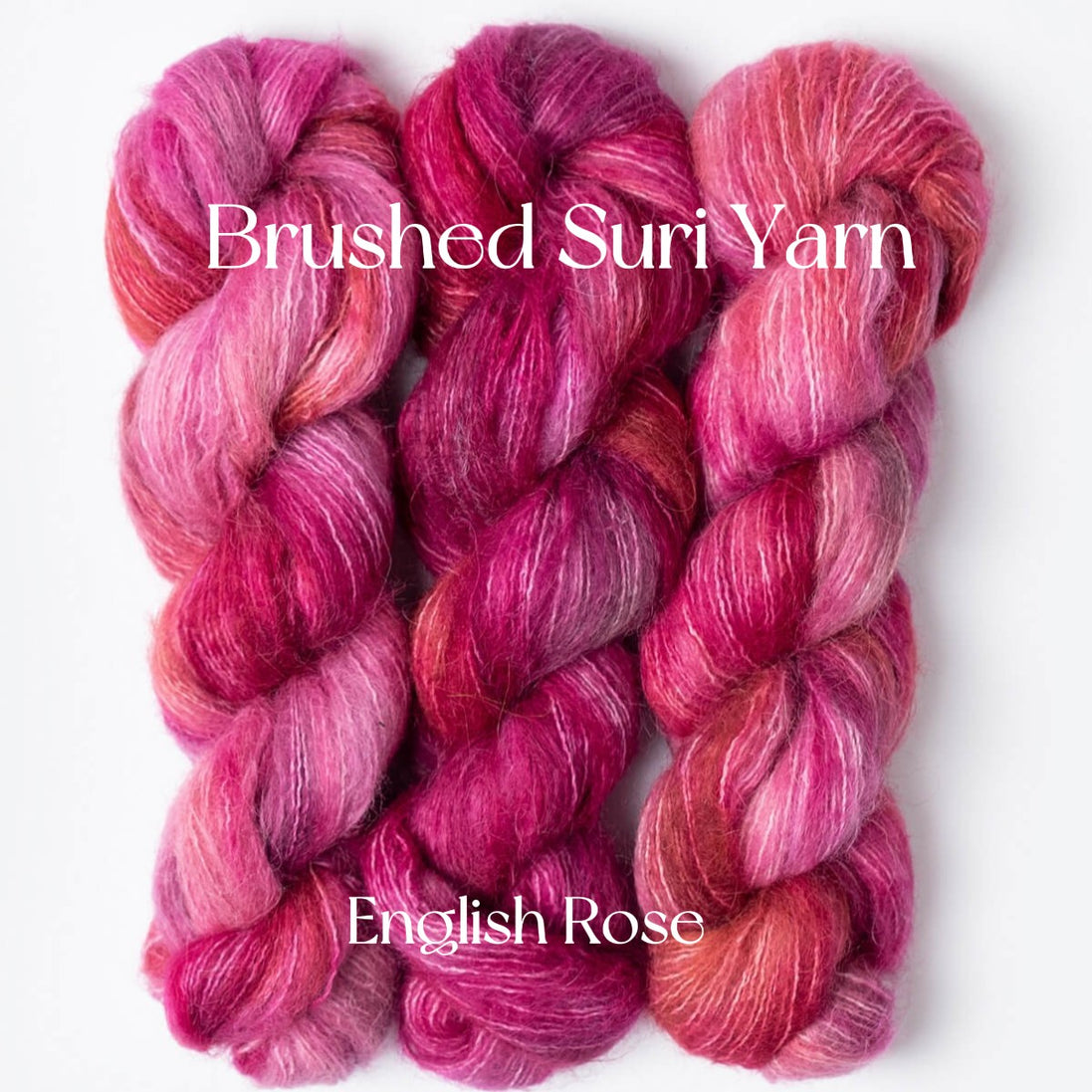 Suri Alpaca Yarn Brushed Suri Alpaca Hand Dyed Alternative Mohair Substitute Blue Sky Prairie Lace Bulky Gift Idea Knit Crochet Yarn 50g