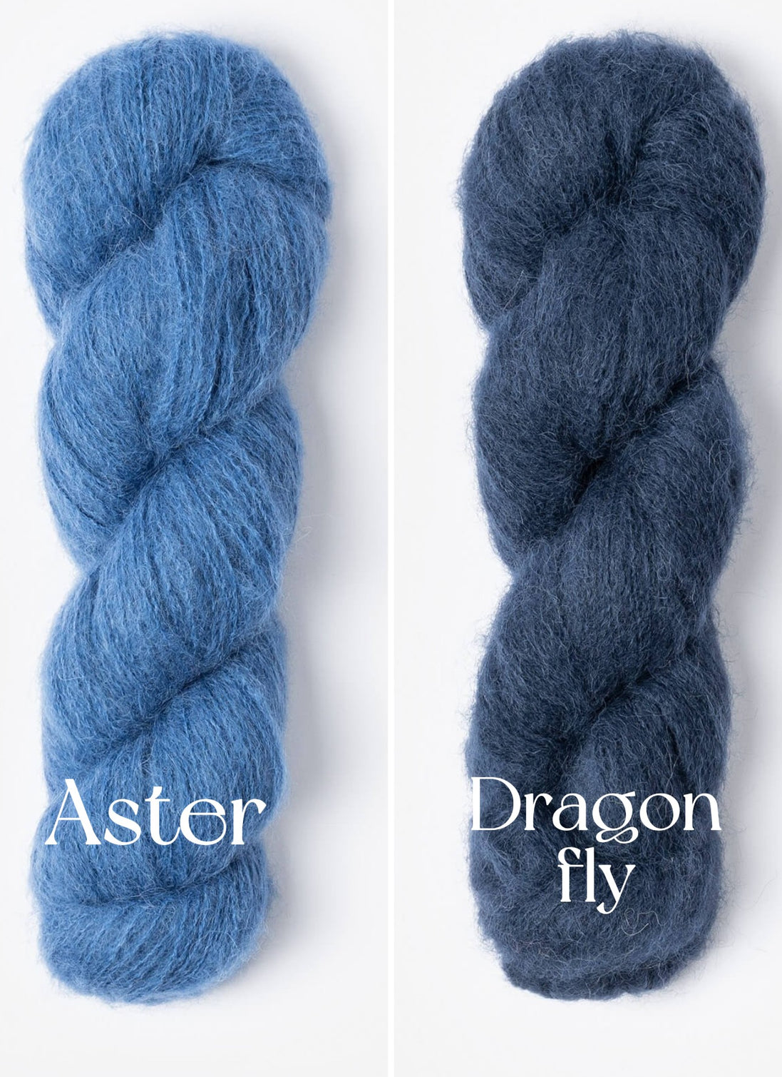 Suri Alpaca Yarn Brushed Suri Alpaca Hand Dyed Alternative Mohair Substitute Blue Sky Prairie Lace Bulky Gift Idea Knit Crochet Yarn 50g