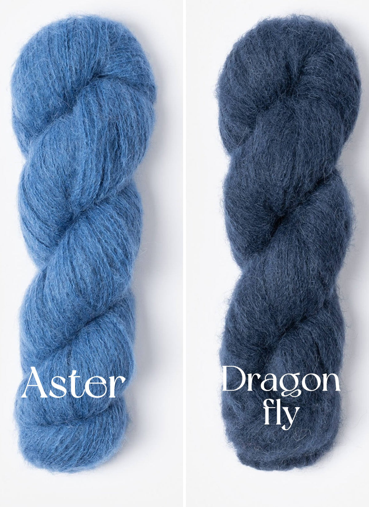 Suri Alpaca Yarn Brushed Suri Alpaca Hand Dyed Alternative Mohair Substitute Blue Sky Prairie Lace Bulky Gift Idea Knit Crochet Yarn 50g