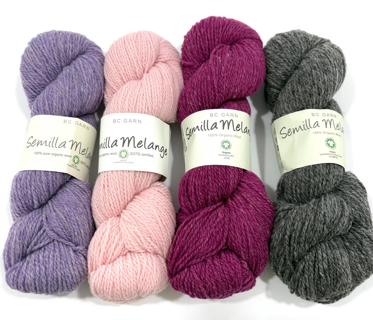 BC Garn Semilla Melange Heathered Yarn Airy Soft Lofty Sweater Colorwork Blanket Natural Fiber Stitch Definition Woolen-spun GOTS certified