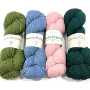 BC Garn Semilla Melange Heathered Yarn Airy Soft Lofty Sweater Colorwork Blanket Natural Fiber Stitch Definition Woolen-spun GOTS certified