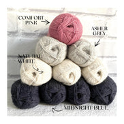 Camarose Tyn Lamauld Soft Wool Fingering Yarn Gift Idea For Knitter and Crochet Lama Wool Sweater Women Knit Cardigan Jacket Men Hat Crochet