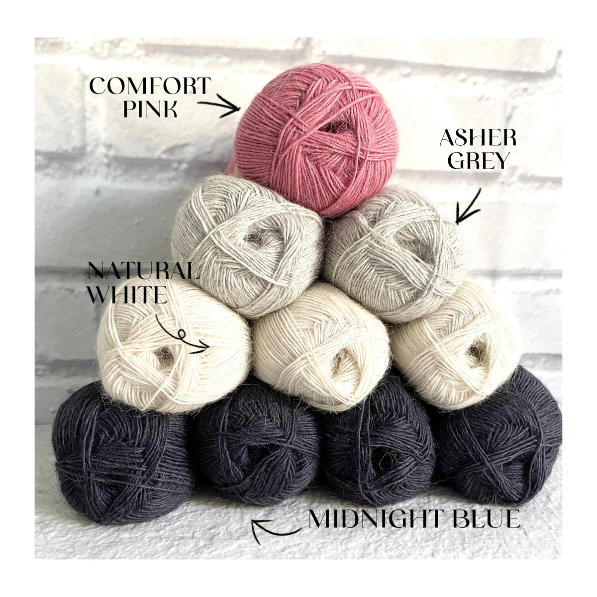 Camarose Tyn Lamauld Soft Wool Fingering Yarn Gift Idea For Knitter and Crochet Lama Wool Sweater Women Knit Cardigan Jacket Men Hat Crochet