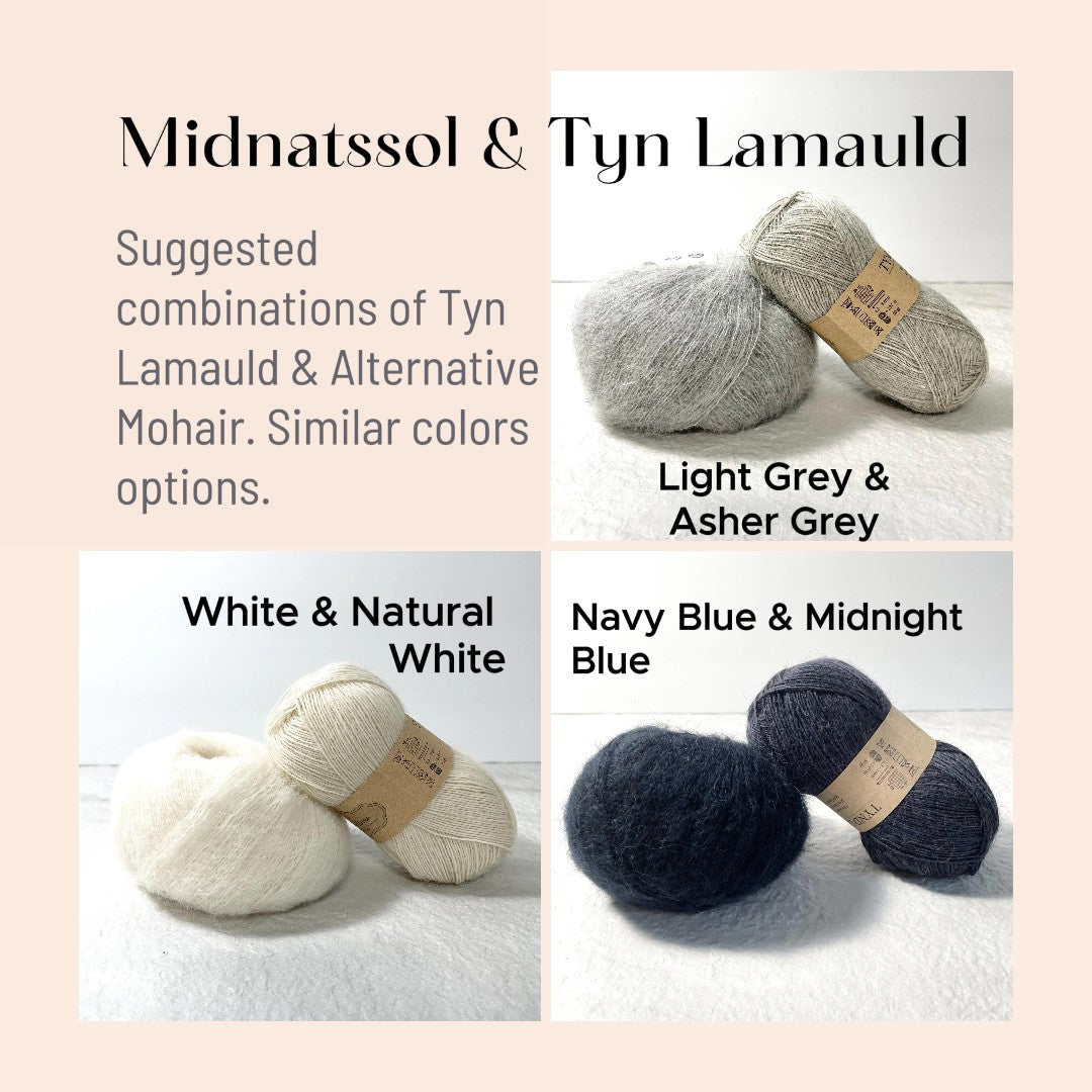 Camarose Tyn Lamauld Soft Wool Fingering Yarn Gift Idea For Knitter and Crochet Lama Wool Sweater Women Knit Cardigan Jacket Men Hat Crochet
