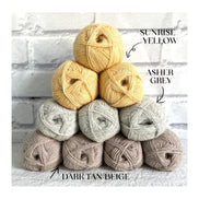 Camarose Tyn Lamauld Soft Wool Fingering Yarn Gift Idea For Knitter and Crochet Lama Wool Sweater Women Knit Cardigan Jacket Men Hat Crochet