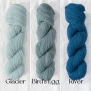 Quince and Co Chickadee Yarn Sport DK Weight Soft Plump American Wool Non-Super Wash Delicate Spun Yarn White Pink Red Blue Green Gray Yellow Heather Colors is perfect for your next cozy and colorful knitting project