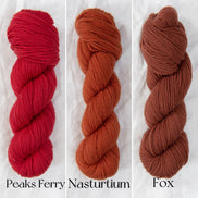 Quince and Co Chickadee Yarn Sport DK Weight Soft Plump American Wool Non-Super Wash Delicate Spun Yarn White Pink Red Blue Green Gray Yellow Heather Colors is perfect for your next cozy and colorful knitting project