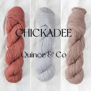 Quince and Co Chickadee Yarn Sport DK Weight Soft Plump American Wool Non-Super Wash Delicate Spun Yarn White Pink Red Blue Green Gray Yellow Heather Colors is perfect for your next cozy and colorful knitting project