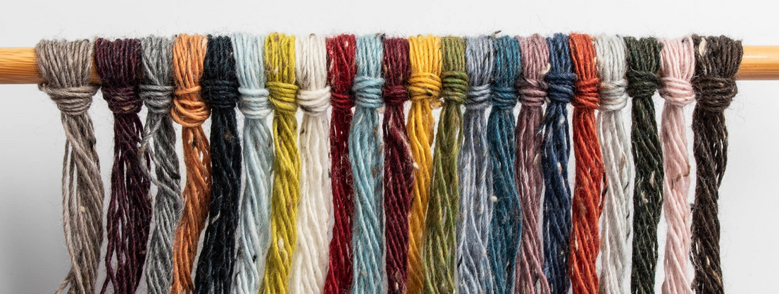 Blue Sky Fibers Woolstok Tweed Light Donegal Yarn Fingering Weight Neutral Flecks Ideal for Colorwork Cables Ribbing and Textured Knitting and Crochet Projects