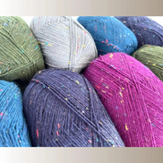 Tweed Yarn Fingering Light Wool Speckle Tweed Sock Yarn Aktiv Sweater Sock Shawl Glove Hat Scarf Garment Baby Blanket Great for Sock Knitting