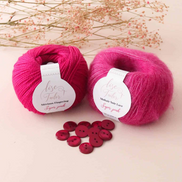 Merino Wool Fingering Yarn by Lise Tailor Autumn Color Knitting Soft Yarn Sensitive Skin Baby Sweater Shawls Hats Scarfs Cowls Mittens Superwash Merino Yarn Made in France